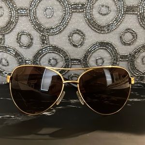 Michael Kors gold/brown sunglasses